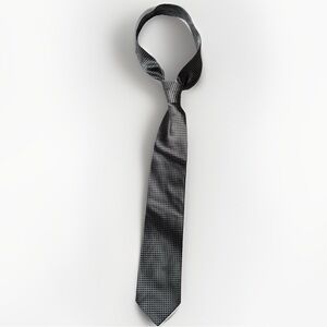 Italo Ferretti Neck Tie in  Gray /Blue 100% Silk Made in Italy